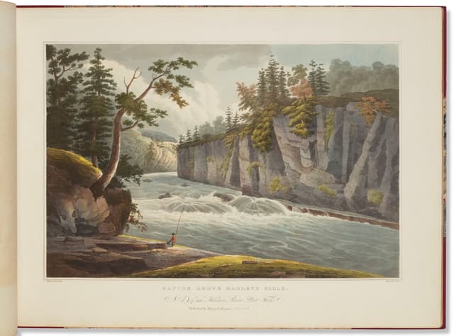 Rapids Above Hadley's Falls (No. 4 of The Hudson River Portfolio)