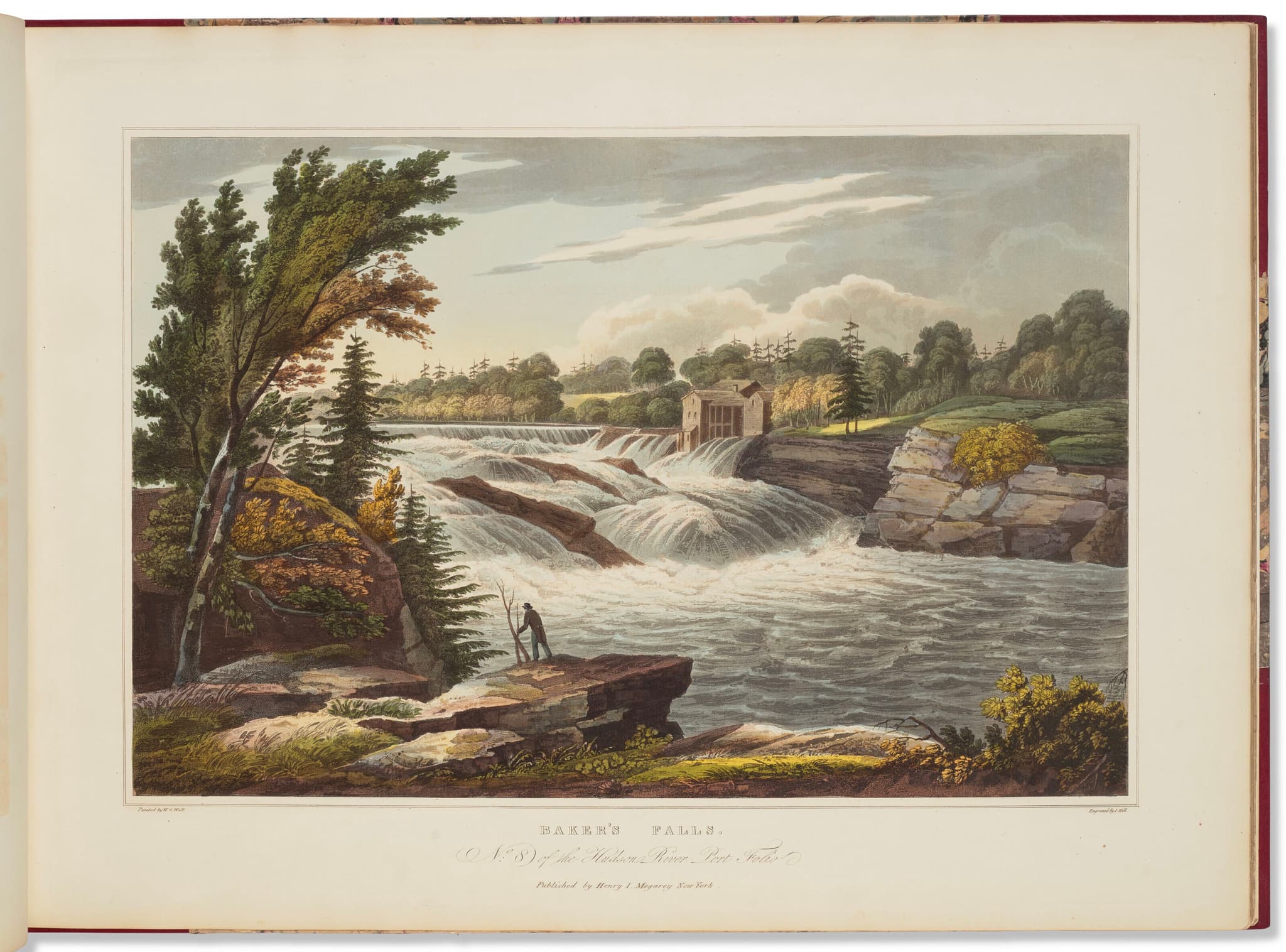 Baker's Falls (No. 8 of The Hudson River Portfolio)