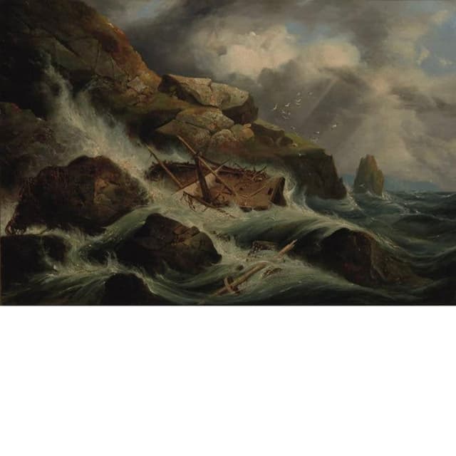 The Shipwreck (1861) - William Guy Wall