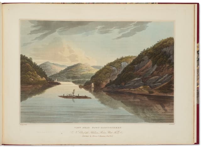 View Near Fort Montgomery (No. 22 (later changed to No. 18) of The Hudson River Portfolio)