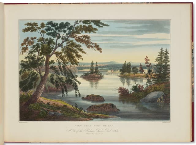 View Near Fort Miller (No. 10 (later changed to No. 9) of The Hudson River Portfolio)